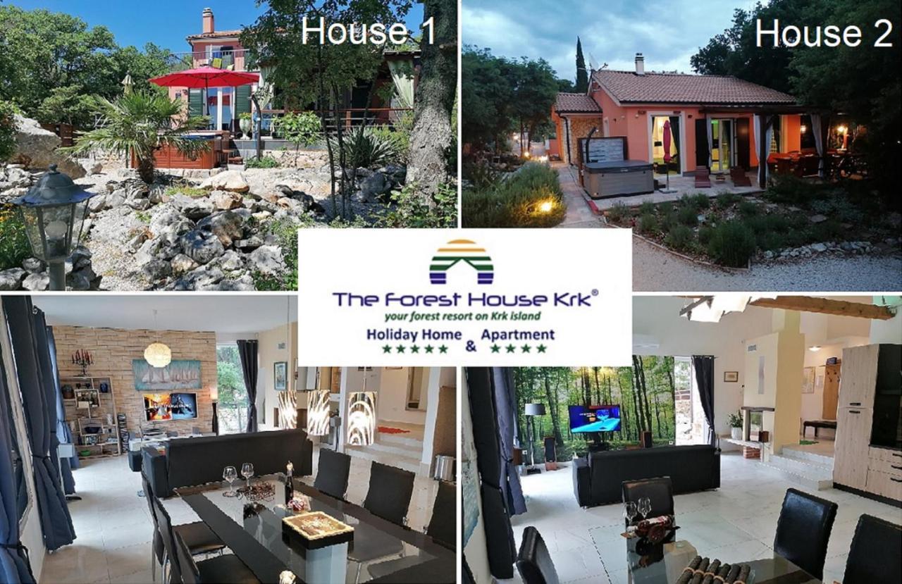 The Forest House Krk 1 Kras Luaran gambar