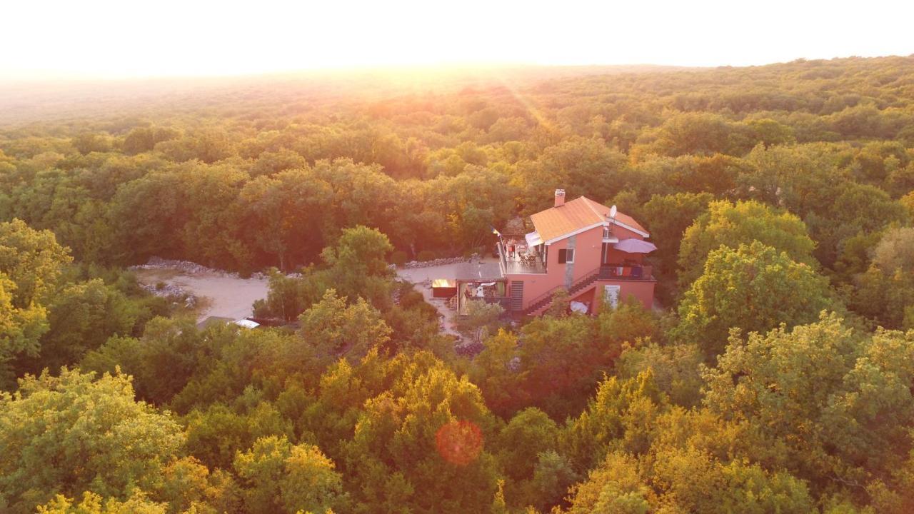 The Forest House Krk 1 Kras Luaran gambar