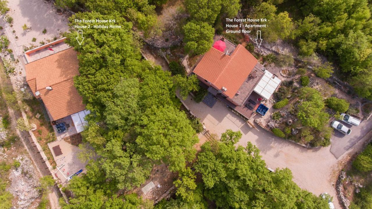 The Forest House Krk 1 Kras Luaran gambar