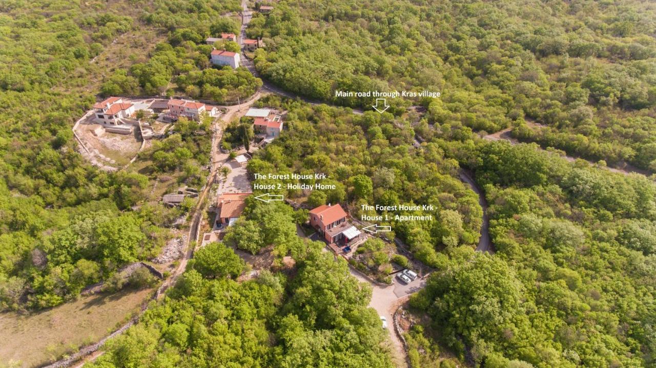 The Forest House Krk 1 Kras Luaran gambar